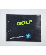 Nintendo NES GOLF Black Label Manual Instruction Booklet Only Vintage 1985 - £4.34 GBP