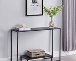 - Modern Console Sofa Table For Living Room, Hallway, Entryway, Black - $219.99