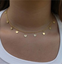 Alv Jewels women&#39;s dangle choker necklace in Gold - size One Size - £24.46 GBP