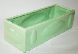 Haeger Pottery USA Rectangle Mint Green Pot Planter #1622 - $35.00