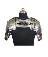 Medieval Knight Armor Set Pair of Pauldrons Gorget Shoulder Steel Armor ... - $199.00