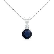 Authenticity Guarantee

ANGARA 6MM Natural Blue Sapphire Pendant Necklace wit... - $578.55+