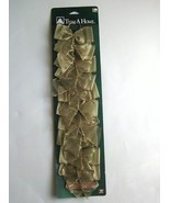 Vintage Trim A Home Pack of 10 Golden Elegance Tree Bows - $4.75