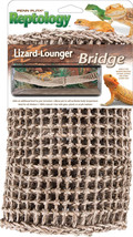 Penn-Plax Bridge Lizard Lounger Brown 1ea/38 In X 14 in - £64.04 GBP