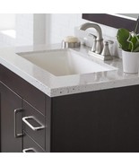 Home Decorators 31&quot; W x 22&quot; D Solid Surface Rectangular Single Sink Silv... - $256.31