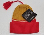 Vintage Head Ski Wear 100% Wool Beanie Winter Hat Gold Red Tassel - New! - $24.65