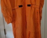 Vintage Men&#39;s Military Summer Flying Coveralls Size 40 Long Orange - £81.19 GBP