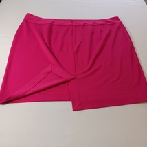 Lane Bryant Back Zipper & Slit Women's Pink Skirt Size 28 Waist 50" image 2
