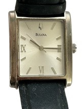 Bulova Watch Model  C869722 With Leather Band Vtg Excaliber A7 - $156.07 CAD