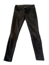 True Religion Halle Faded Black Waxed Skinny Jeans Women’s Size 29x30 - £22.41 GBP