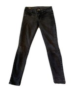 True Religion Halle Faded Black Waxed Skinny Jeans Women’s Size 29x30 - £17.08 GBP