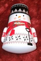 Cute Walkers Of Scotland Metal Snowman Tin Wobble Wobbly Bottom - $9.99