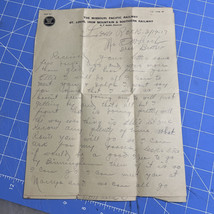 Antique Letter 1917 The Missouri Pacific Railway Letterhead  Iron Mountain - $234.11 MXN