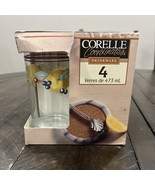 CORELLE New Glasses Iced Tea Boxed VTG 9.5&#39; &quot;ABUNDANCE&quot; Farmhouse 16oz. ... - €33,89 EUR