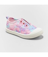 Cat &amp; Jack Toddler Girls Rory Slip On Sneaker Size 5 Pink Tie Dye NEW - $257.75 MXN