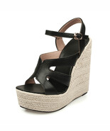 Anouk Women’s Espadrilles Wedges Platform High Heel Ankle Strap Summer S... - $854.38 MXN