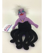 Disney Store Little Mermaid Ursula Mini Bean Bag Plush Stuffed Toy 5.5&quot; New - £11.87 GBP