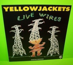 Yellowjackets Live Wires Double Sided Retail Shop Promo Flat Album Artwork Card - £10.64 GBP