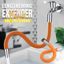 Household Kitchen Flexible Water Tap Extender Universal Foaming Extension Tube - £10.98 GBP+