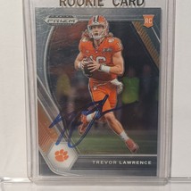 2021 Panini Prizm Draft Picks Trevor Lawrence RC Rookies COA NFL - £67.11 GBP