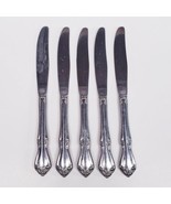 5 Vtg SSS Oneida Celebrity Floral Pattern Stainless Steel Flatware Dinne... - $11.55