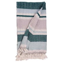 Arden Selections Malachite Stripe Outdoor Throw Blanket - £19.89 GBP