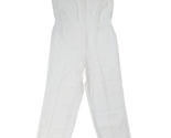 THEORY Womens Jumpsuit Classic Crepe Shirred Solid White Size US 2 J0609203 - $94.81