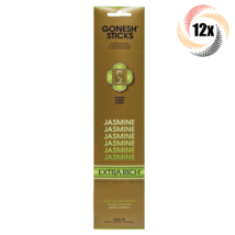12x Packs Gonesh Extra Rich Incense Sticks Jasmine Scent | 20 Sticks Each - $29.44