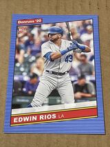 2020 Donruss #249 Edwin Rios RETRO RC Dodgers - €1,28 EUR