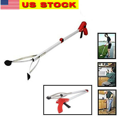 Foldable Pick Up Tool Grabber Reacher Stick Reaching Grab Extend Reach 3... - $9.89