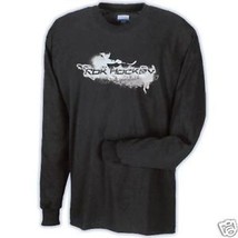 RBK Reebok Gloves R Off Black Long Sleeve Hockey T- Shirt  Large - $18.99