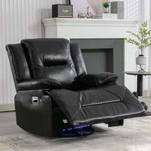 360° Swivel and Rocking Home Theater Recliner Manual Recliner Chair - £347.12 GBP