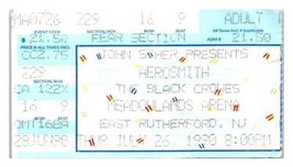 Aerosmith Concert Ticket Stub July 26 1990 East Rutherford New Jersey - £18.96 GBP