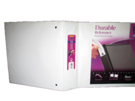 Avery Advantage BINDER 3 upright 2" rings back mounted pockets notebook ... - $9.00