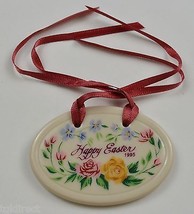 Longaberger Pottery 1995 Happy Easter Tie-On Collectible Accessory Home ... - $10.69