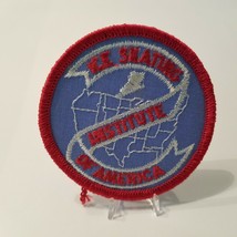 Vintage ISIOA Ice Skating Institute of America Embroidered Patch 3.1&quot; Diameter - £8.47 GBP