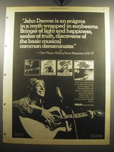 1975 John Denver An Evening With John Denver Album Advertisement - £14.78 GBP