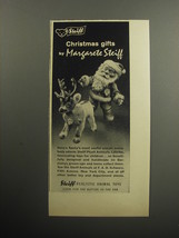 1957 Steiff Toys Advertisement - Santa and Reindeer - Christmas gifts - £14.74 GBP