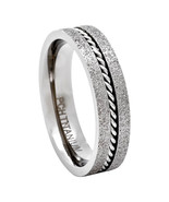 Titanium Wedding Ring 6mm Brush Finish Comfort Fit Band Engagement 7-14 ... - $19.95