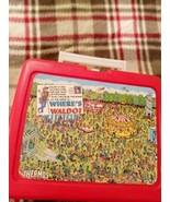 Vintage Thermos Red 1990 Where&#39;s Waldo Lunchbox - $11.57