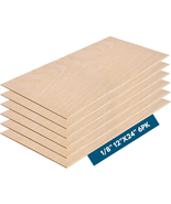 3MM 1/8&quot; X 12&quot; X 24&quot; Baltic Birch Plywood – B/BB Grade (6Pk) Perfect for... - €47,09 EUR