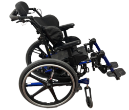 Quickie Iris Tilt-In-Space Adjustable Wheelchair 17.5&quot; x 14&quot; Seat XCore Wheels - £735.39 GBP