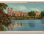 Saginaw Water Works Saginaw Michigan MI UNP Linen Postcard N18 - £2.33 GBP