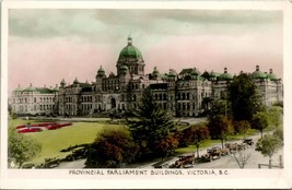 Vtg Postcard RPPC Provincial Parliament Building Victoria BC Unused Gowen Sutton - £3.12 GBP