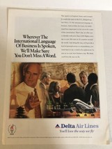 1995 Delta Air Lines Olympics Vintage Print Ad Advertisement PA2 - $8.90