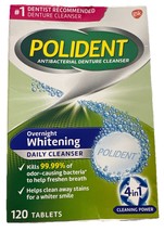 Polident Overnight Whitening Denture Cleanser Tablets - 120 Count - $16.65