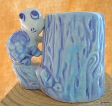 Vintage Blue and White Turtle Toothpick Holder Enesco 2.5&quot; Korea - £11.62 GBP