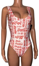 Coca-Cola Internazionale Languages World Logo one piece Costume SMALL S Nuovo - £14.16 GBP