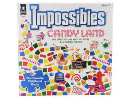NWT FSB Bepuzzled Impossibles Candy Land 750-Pc Jigsaw Puzzle No Edge Ex... - $24.23