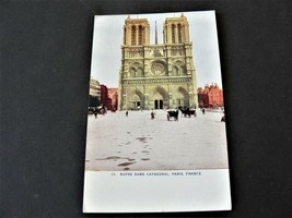 Notre Dame Cathedral, Paris, France- 1900s Unposted Postcard. RARE. - £7.15 GBP